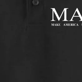 Make America Straight Again MASA Funny Political Sarcastic Dry Zone Grid Performance Polo