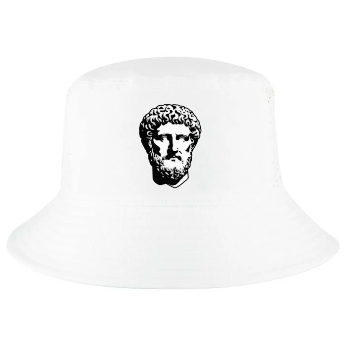 Marcus Aurelius Statue Blackwork Cool Comfort Performance Bucket Hat