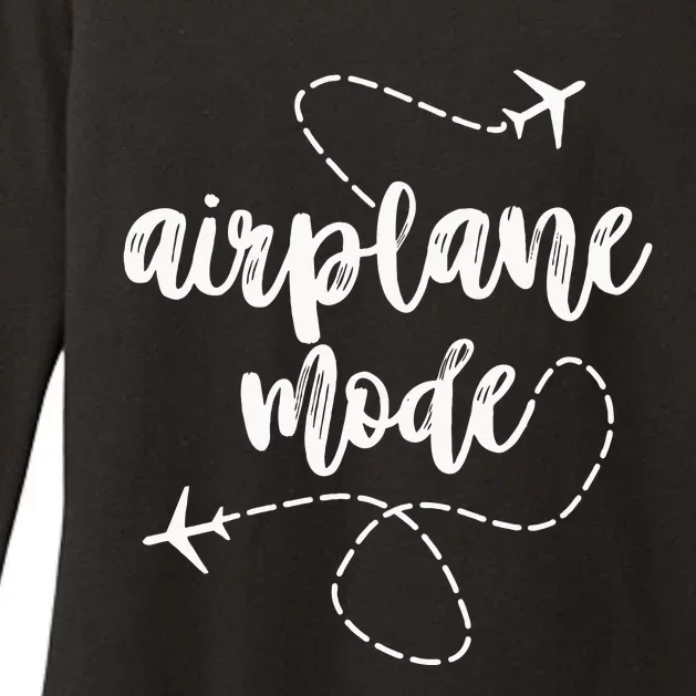 Mode Airplane Summer Vacation Travel Airplane Sweatshirt Womens CVC Long Sleeve Shirt