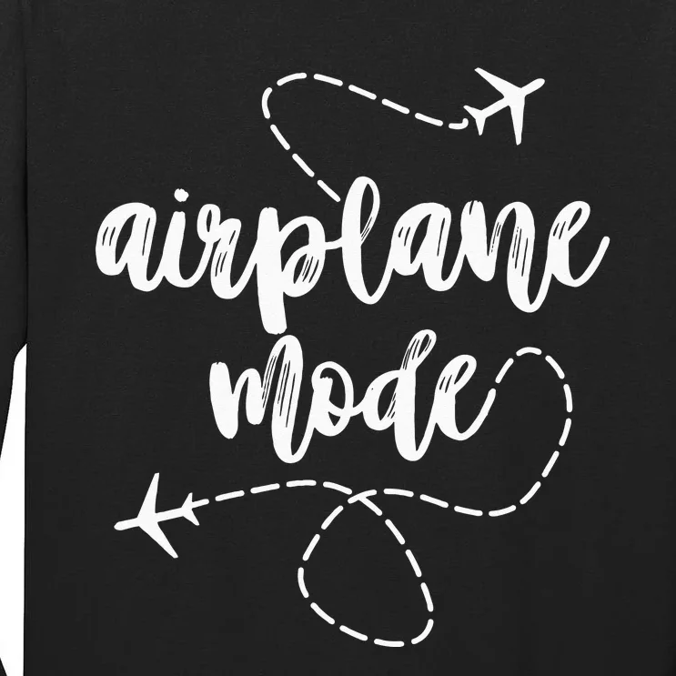 Mode Airplane Summer Vacation Travel Airplane Sweatshirt Tall Long Sleeve T-Shirt