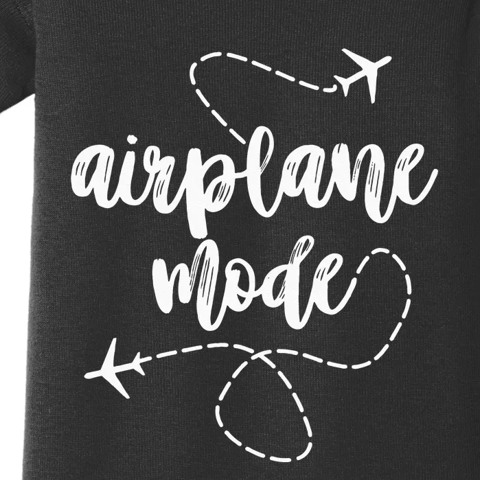 Mode Airplane Summer Vacation Travel Airplane Sweatshirt Baby Bodysuit