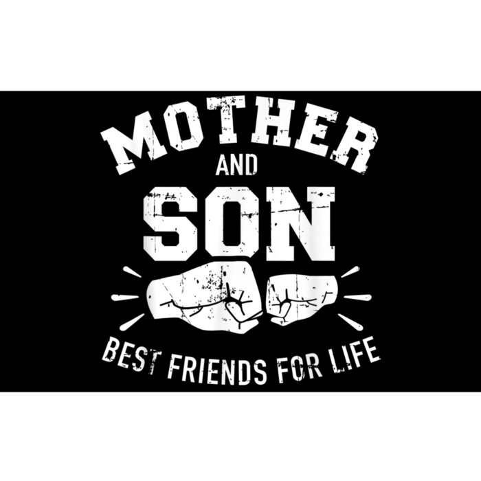 Mother And Son Best Friends For Life Mom Bumper Sticker