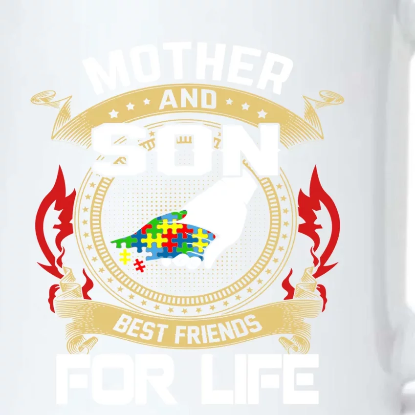 Mother And Son Best Friend For Life Gift Black Color Changing Mug