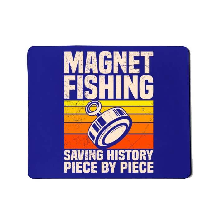 Magnetic Anglers Saving History Magnet Fishing Treasure Hunt Gift Mousepad