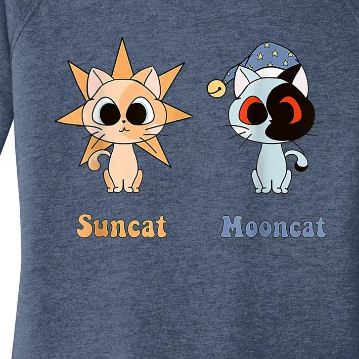 Moondrop And Sundrop As Fnaf Security Breach Cats Women's Perfect Tri Tunic Long Sleeve Shirt