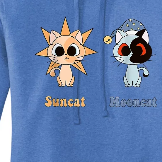 Moondrop And Sundrop As Fnaf Security Breach Cats Women's Pullover Hoodie