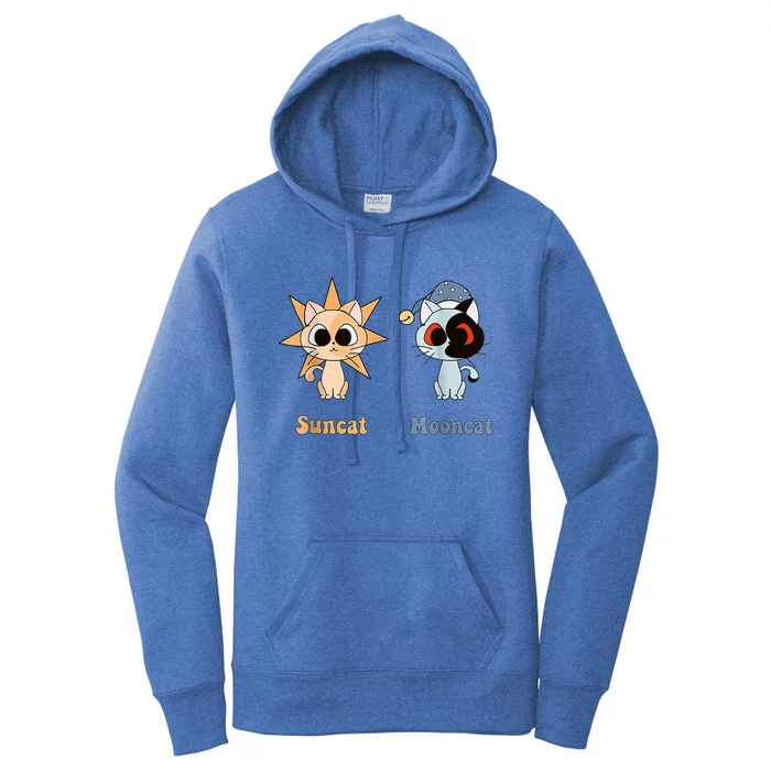 Moondrop And Sundrop As Fnaf Security Breach Cats Women's Pullover Hoodie