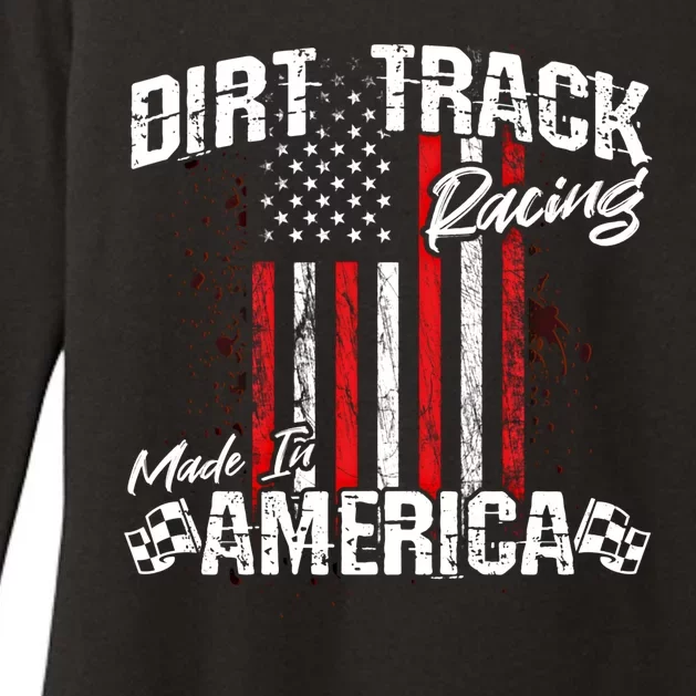 Modified And Sprint Cars American Flag Dirt Track Racing Gift Womens CVC Long Sleeve Shirt