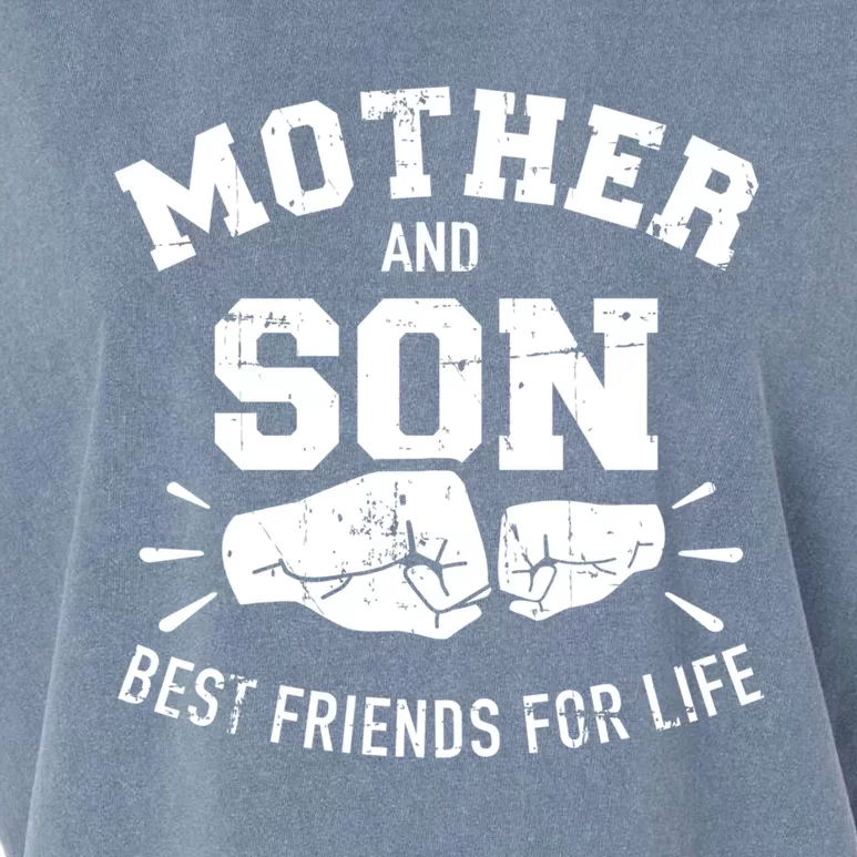 Mother And Son Best Friends For Life Mom Cute Gift Garment-Dyed Women's Muscle Tee