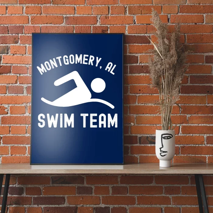 Montgomery Alabama Swim Team Riverfront Boat Brawl Poster