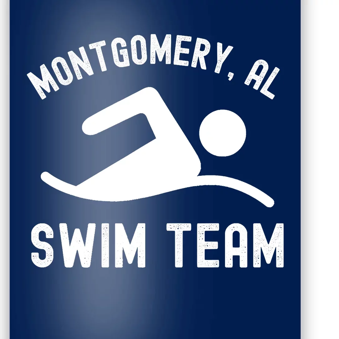 Montgomery Alabama Swim Team Riverfront Boat Brawl Poster