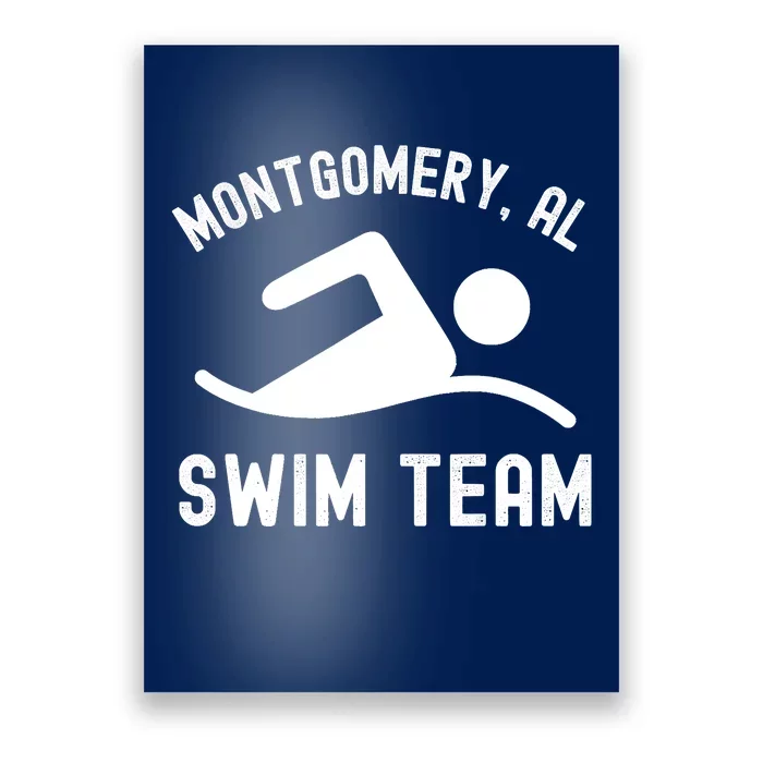 Montgomery Alabama Swim Team Riverfront Boat Brawl Poster