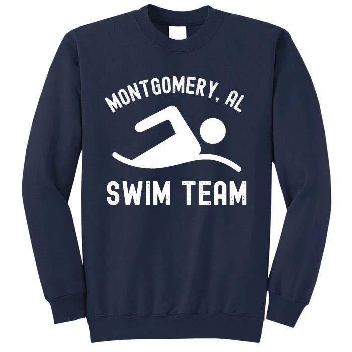 Montgomery Alabama Swim Team Riverfront Boat Brawl Tall Sweatshirt