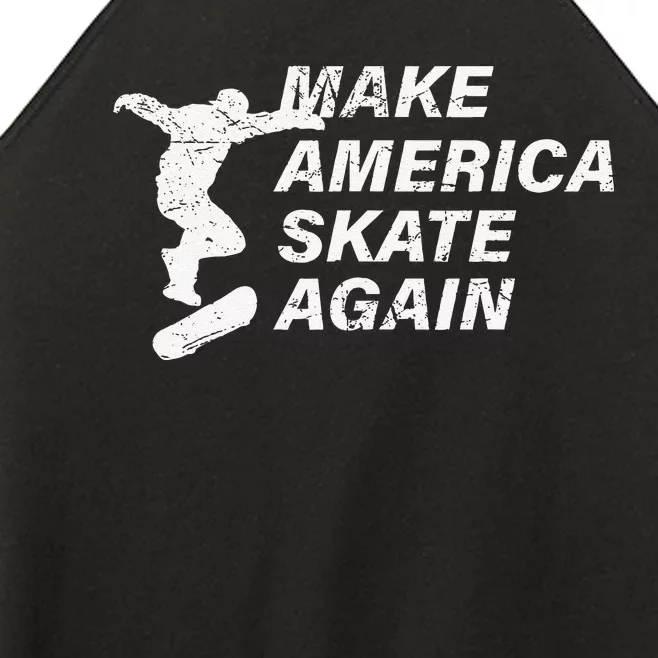 Make America Skate Again Cool Skateboard Gift Women’s Perfect Tri Rocker Tank