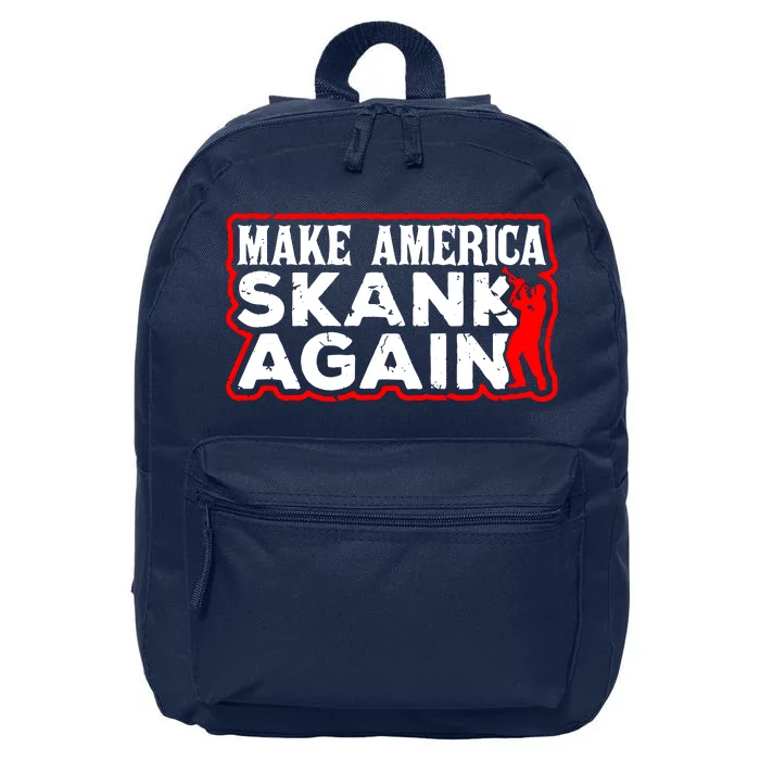 Make America Skank Again Cool Horn Brass Ska Music 16 in Basic Backpack