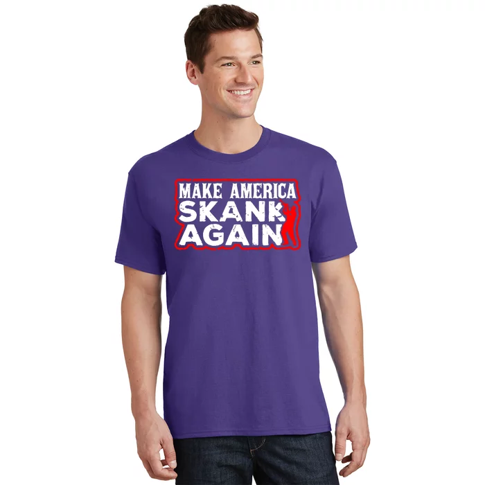 Make America Skank Again Cool Horn Brass Ska Music T-Shirt