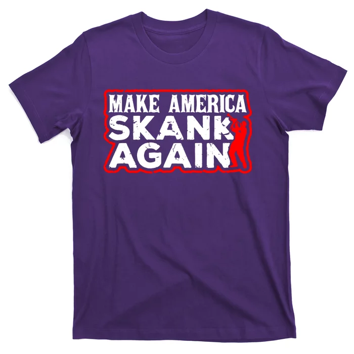 Make America Skank Again Cool Horn Brass Ska Music T-Shirt