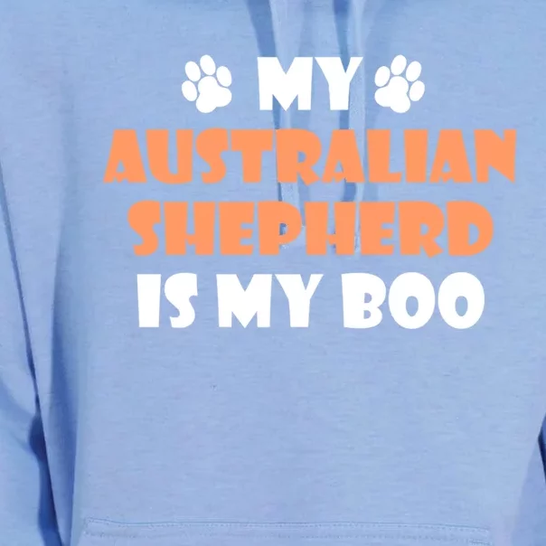 My Australian Shepherd Is My Boo Halloween Dog Owner Gift Unisex Surf Hoodie