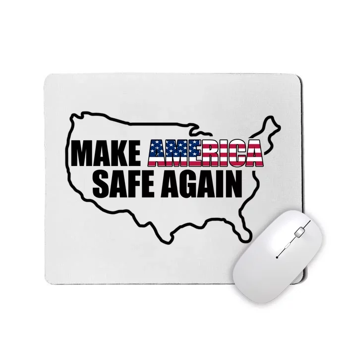 Make America Safe Again Flag Mousepad