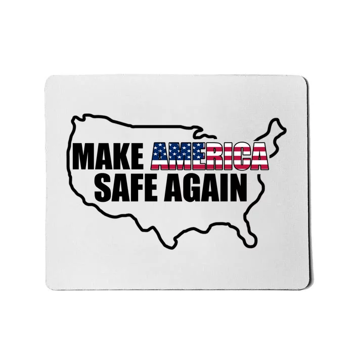 Make America Safe Again Flag Mousepad