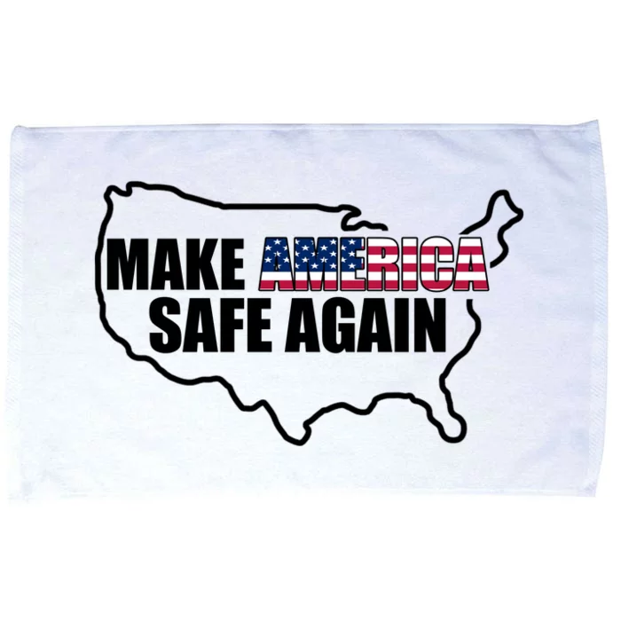 Make America Safe Again Flag Microfiber Hand Towel