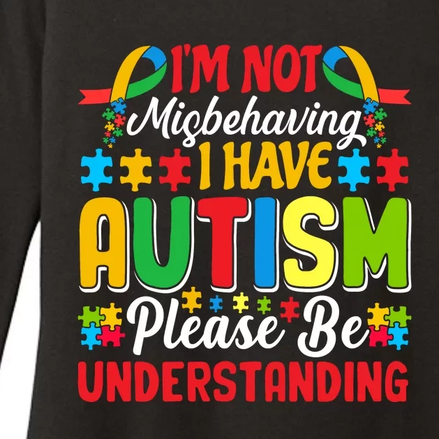 Motivational Autism Slogans Autism Awareness Autism Acceptance Disability Month Womens CVC Long Sleeve Shirt