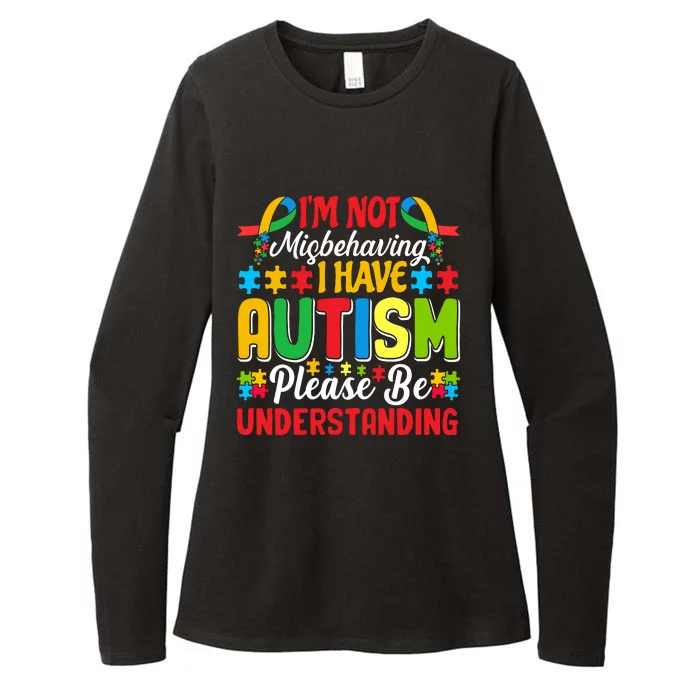 Motivational Autism Slogans Autism Awareness Autism Acceptance Disability Month Womens CVC Long Sleeve Shirt