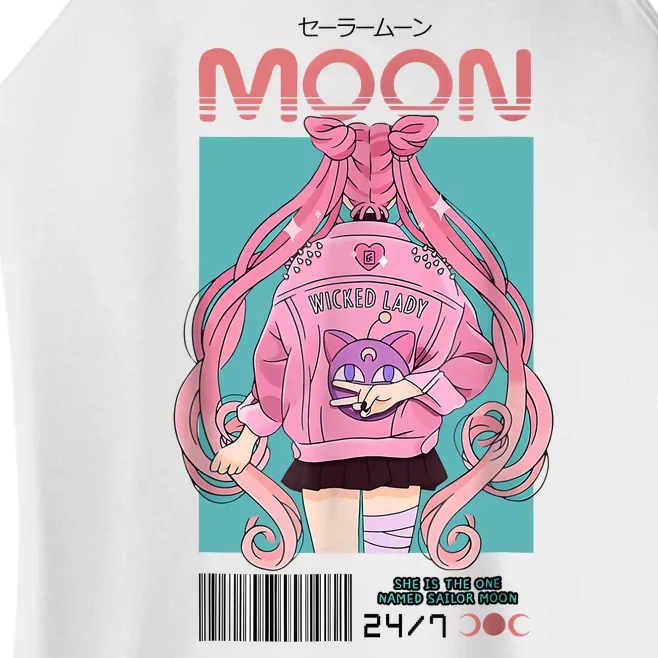 Moon Anime Sailor Essential Manga Usagi Women’s Perfect Tri Rocker Tank