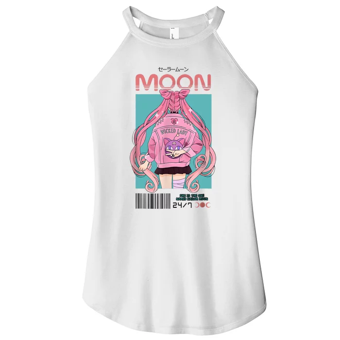 Moon Anime Sailor Essential Manga Usagi Women’s Perfect Tri Rocker Tank