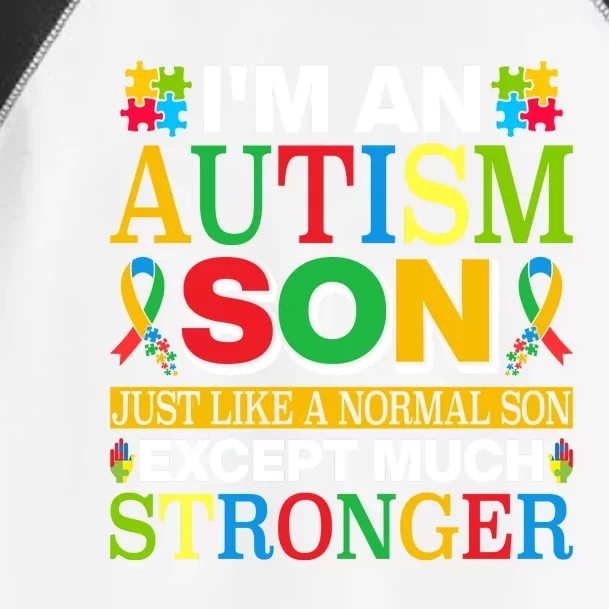 Motivational Autism Son Fathers Day Mothers Day Autism Awareness Toddler Fine Jersey T-Shirt