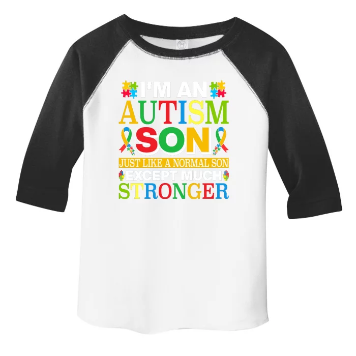 Motivational Autism Son Fathers Day Mothers Day Autism Awareness Toddler Fine Jersey T-Shirt