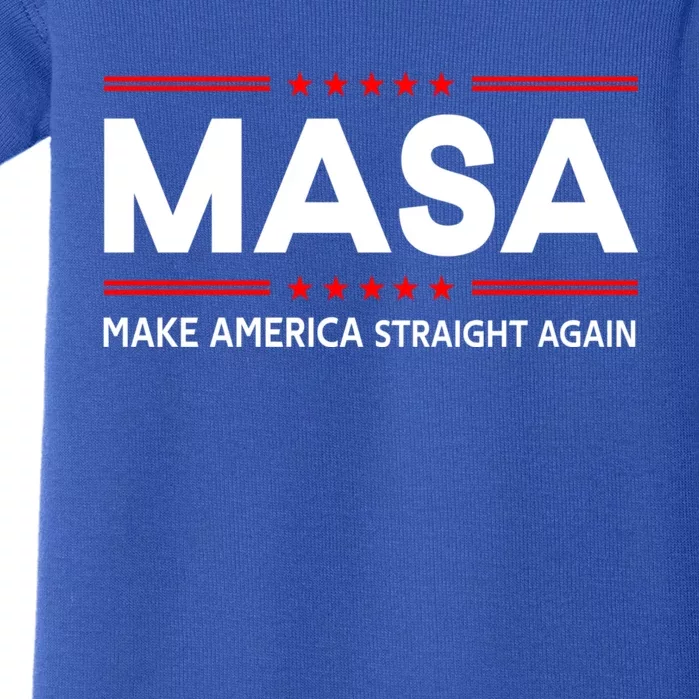 Make America Straight Again MASA Make America Straight Again Baby Bodysuit