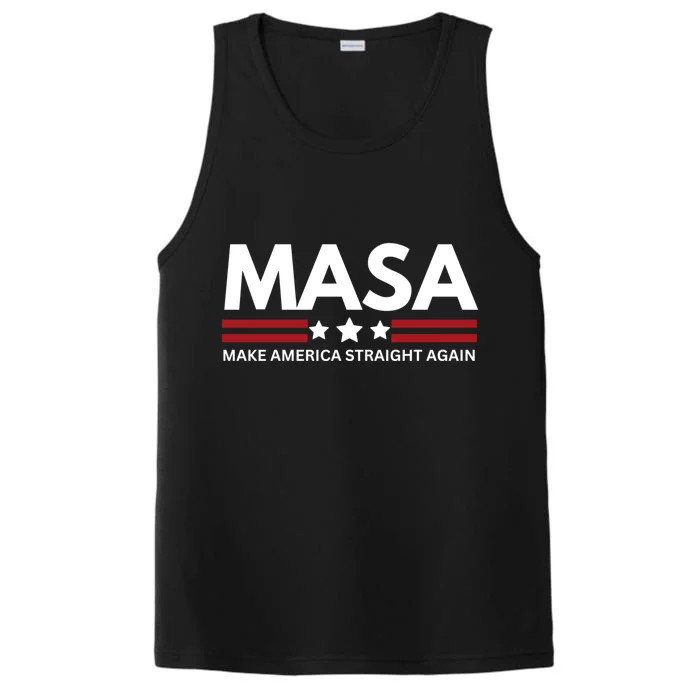 Make America Straight Again MASA Make America Straight Again Performance Tank