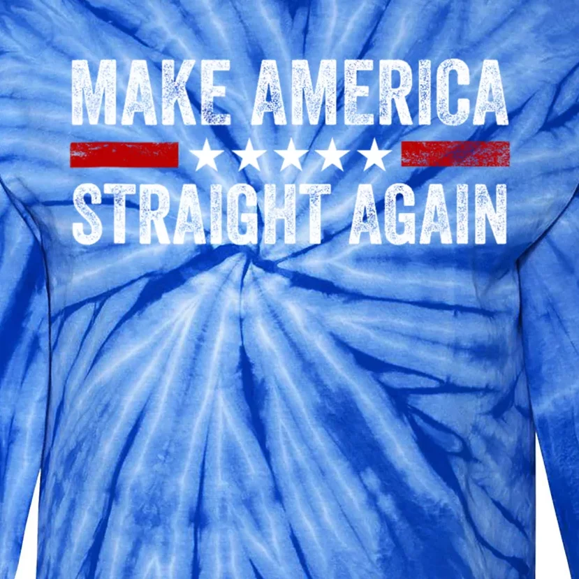 Make America Straight Again MASA Make America Straight Again Tie-Dye Long Sleeve Shirt