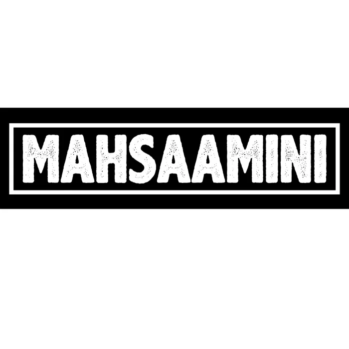 Masha Amini Support Bumper Sticker