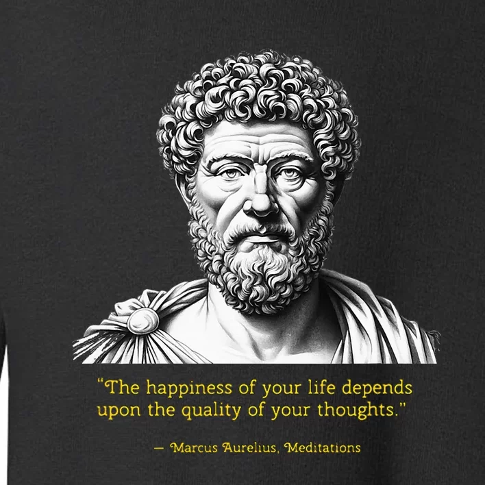 Marcus Aurelius Stoic Wisdom PhilosopherS Insight Toddler Sweatshirt