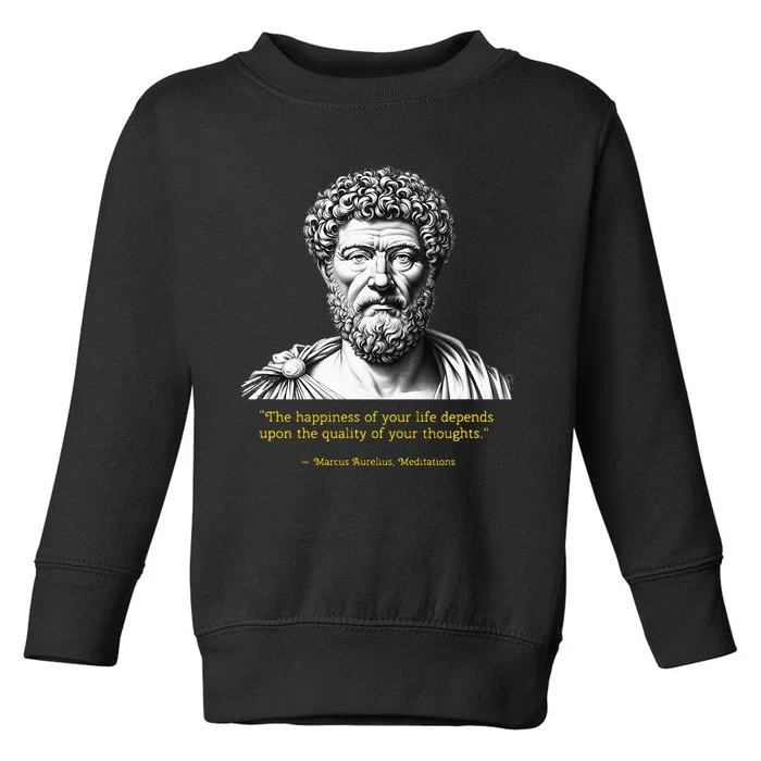 Marcus Aurelius Stoic Wisdom PhilosopherS Insight Toddler Sweatshirt