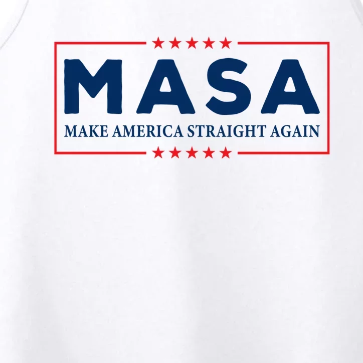 Make America Straight Again MASA Make America Straight Again Performance Tank