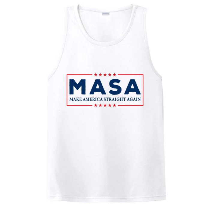 Make America Straight Again MASA Make America Straight Again Performance Tank