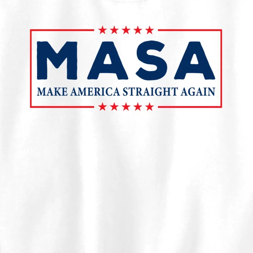 Make America Straight Again MASA Make America Straight Again Kids Sweatshirt