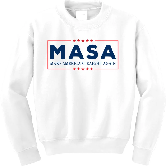 Make America Straight Again MASA Make America Straight Again Kids Sweatshirt