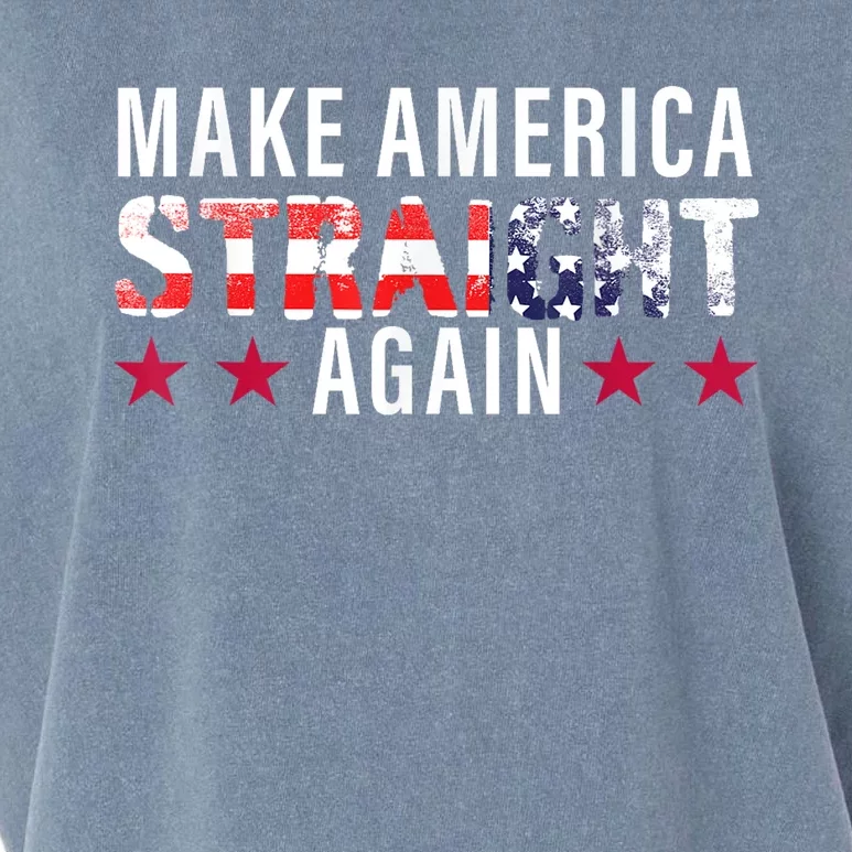 Make America Straight Again MASA Garment-Dyed Women's Muscle Tee