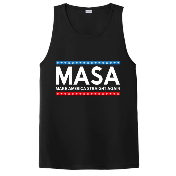 Make America Straight Again MASA Make America Straight Again Performance Tank