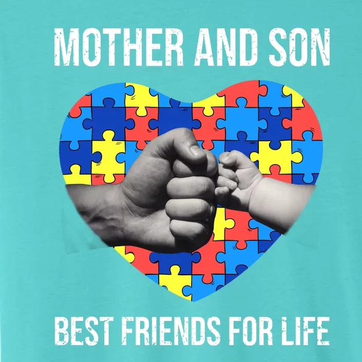 Mother And Son Best Friends For Life Autism Mom ChromaSoft Performance T-Shirt