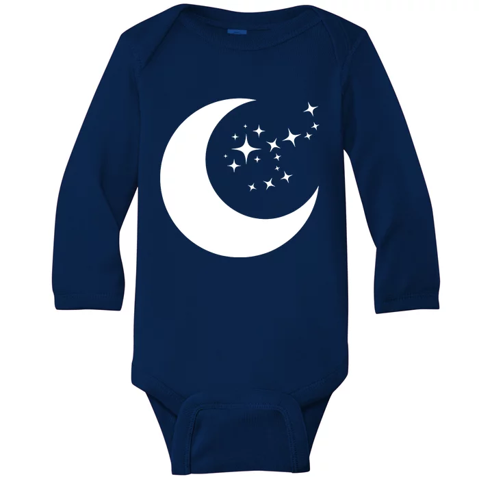 Moon And Stars Baby Long Sleeve Bodysuit