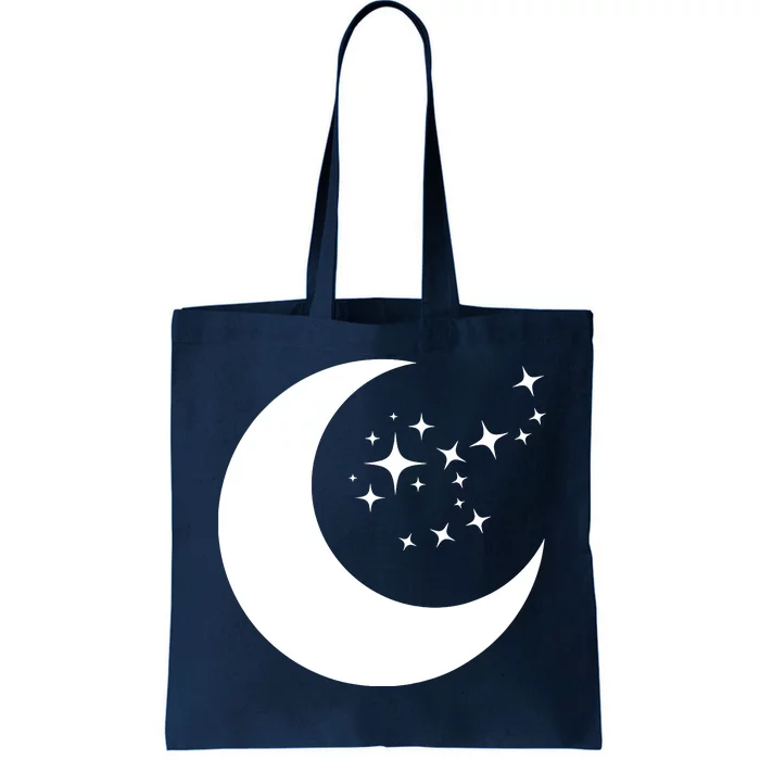 Moon And Stars Tote Bag