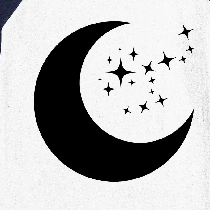 Moon And Stars Baseball Sleeve Shirt