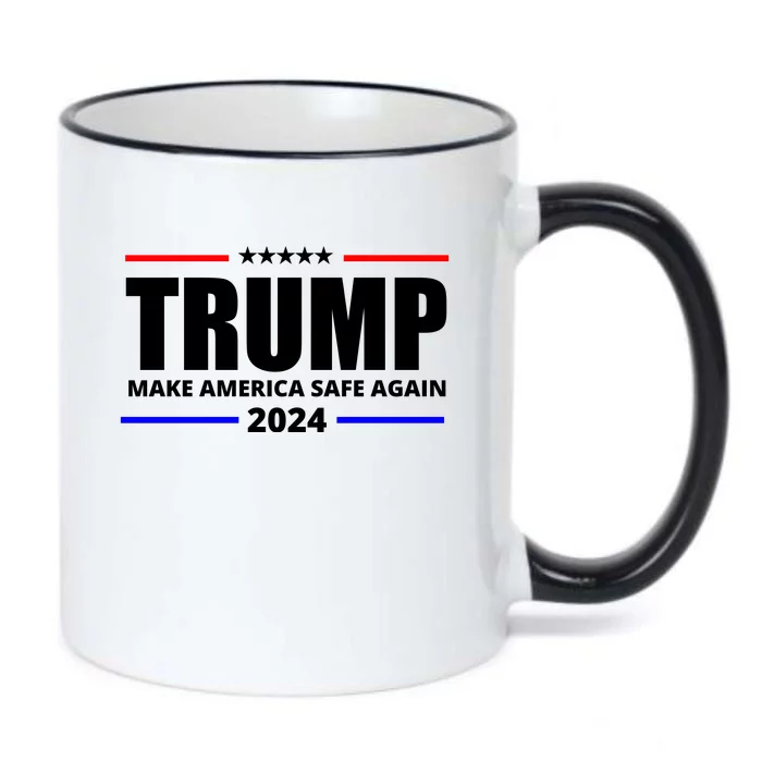 Make America Safe Again 2024 Trump Black Color Changing Mug