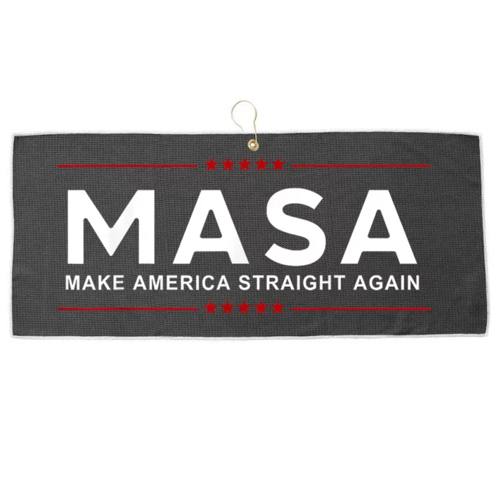 Make America Straight Again MASA Large Microfiber Waffle Golf Towel