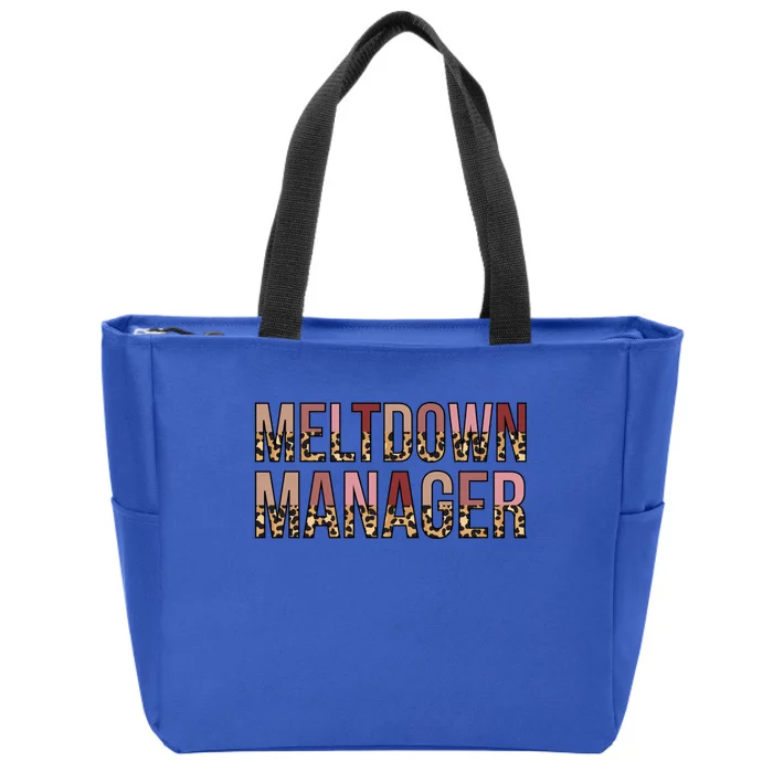 Meltdown Ager Sitter Sitting Sitters Cute Gift Zip Tote Bag